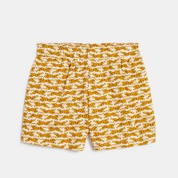 شورت واسع بطبعة نمر للفتيات